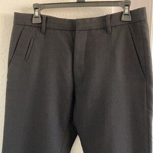 All Saints 100% Wool Black Dress Pants